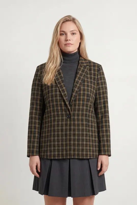 Blazer Noir et Marron - Taille XL/42