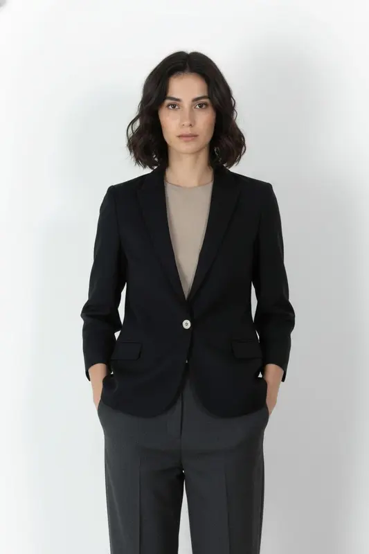 Blazer Noir - Taille S/36 - imparfaites