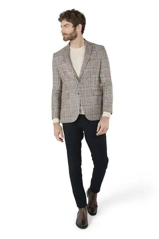 Blazer tissu Lanificio F.LLI Cerruti DAL 1881 - BEIGE