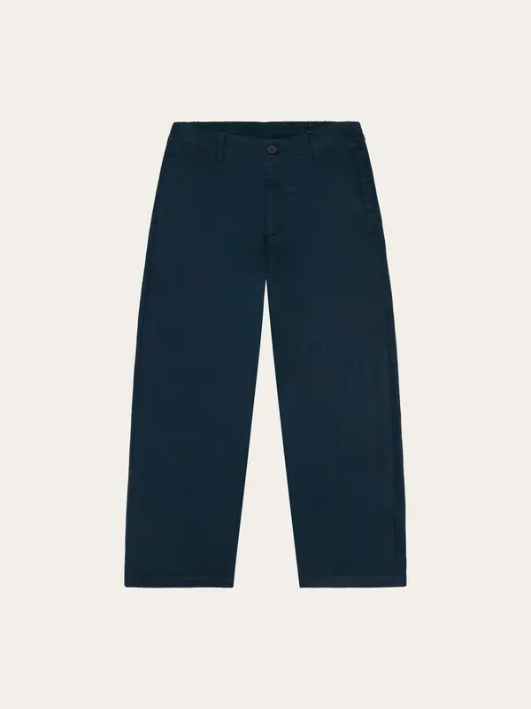 Bloom barrel pique pants - Total Eclipse