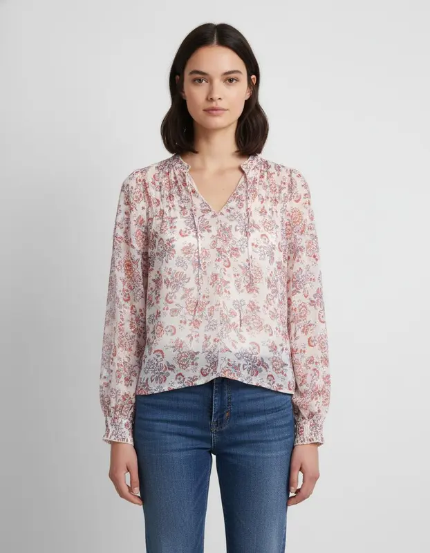 Blouse à fleurs - Ekyog