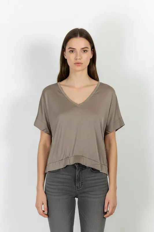 Blouse Beige - Taille XL/42