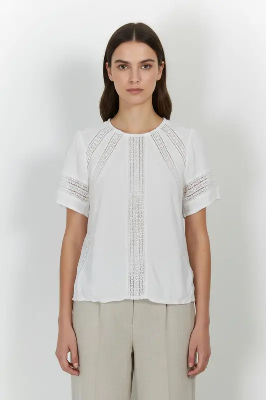 Blouse Blanche - Taille XS/34 - imparfaites