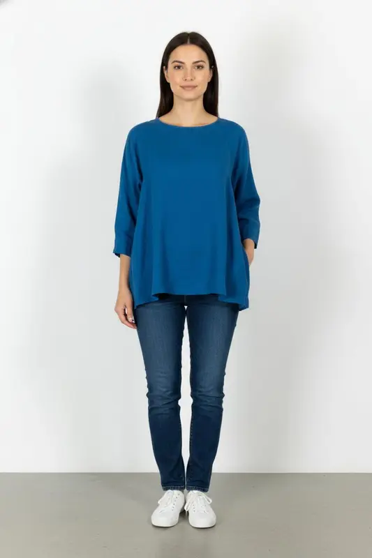 Blouse Bleu - Taille XXL/44 - imparfaites