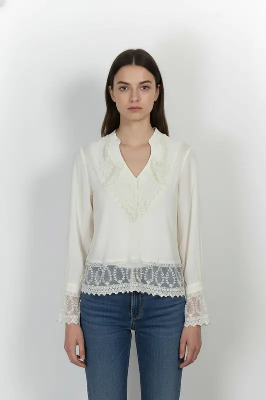 Blouse Écrue - Taille XS/34