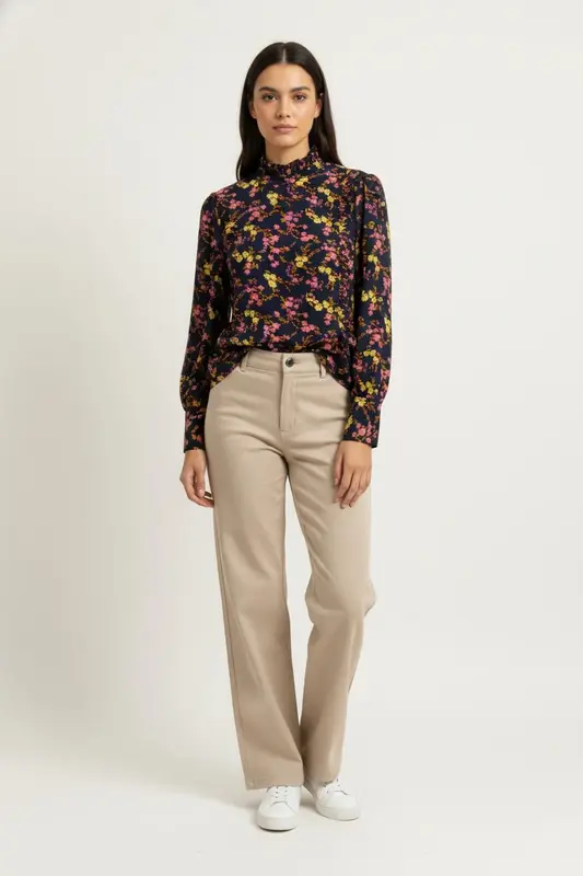 Blouse Fleurie Multicolore - Taille M/38
