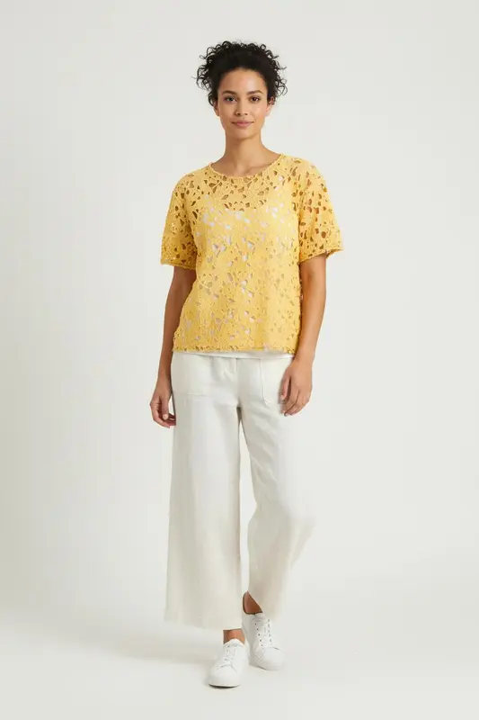 Blouse Jaune - Taille T.U.