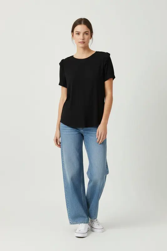 Blouse Noire - Taille L/40