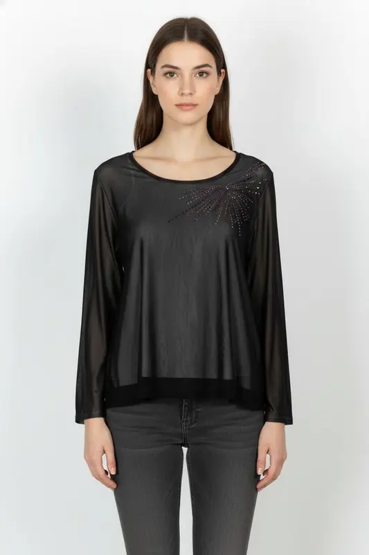 Blouse Noire - Taille XL/42
