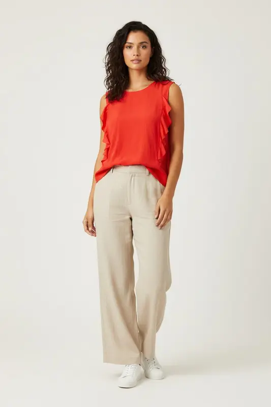 Blouse orange-rose - Taille S/36