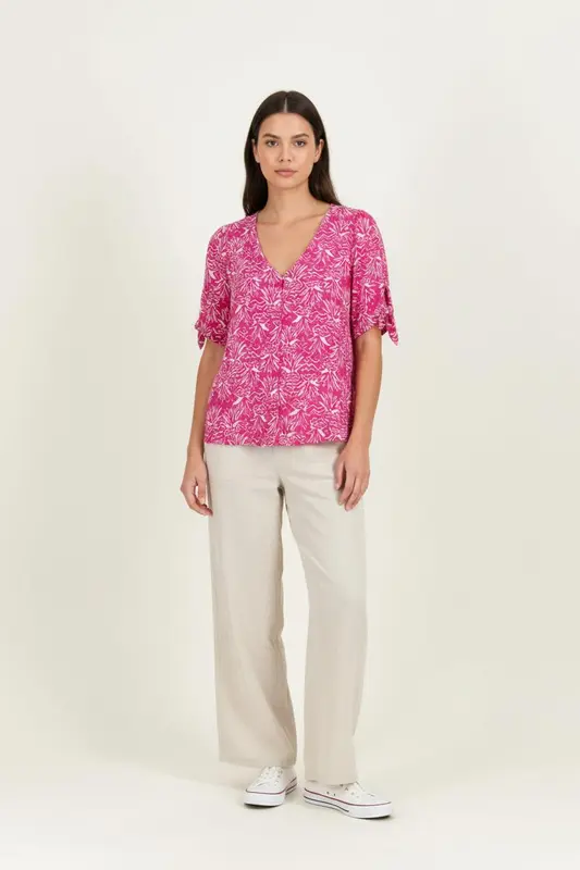 Blouse Rose et Blanche - Taille S/36