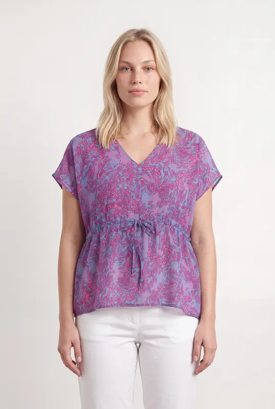 Blouse Rose et Bleue - Taille L/40