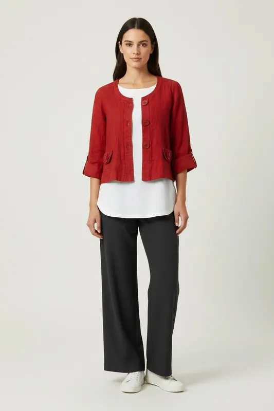 Blouse Rouge - Taille XL/42