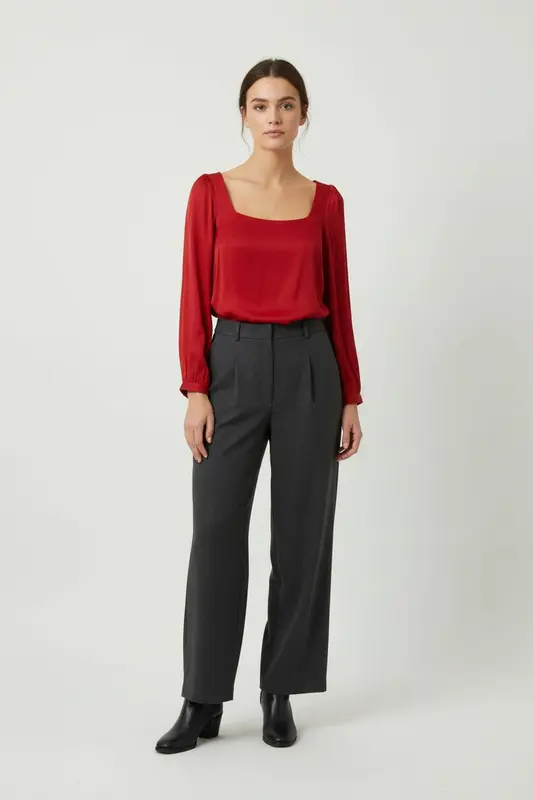 Blouse Rouge - Taille XS/34