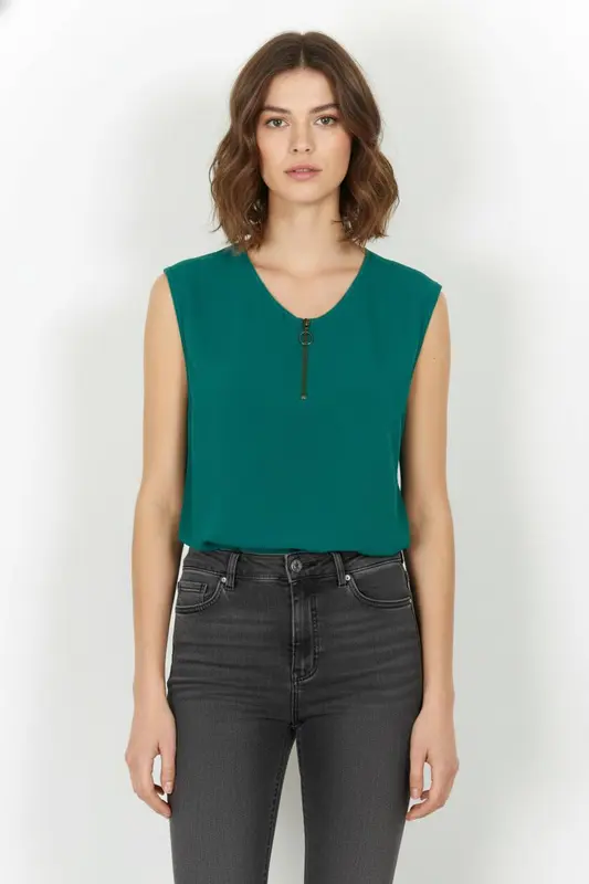 Blouse Verte - Taille S/36 - imparfaites