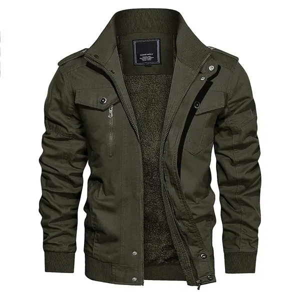 Blouson aviateur moderne à manches longues