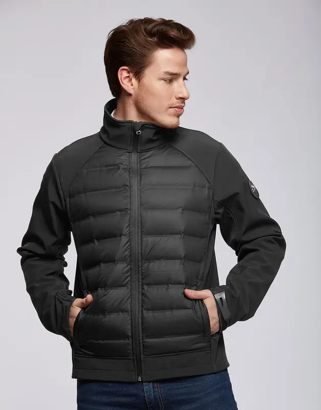 Blouson Hybride Softshell-Doudoune homme Alpha