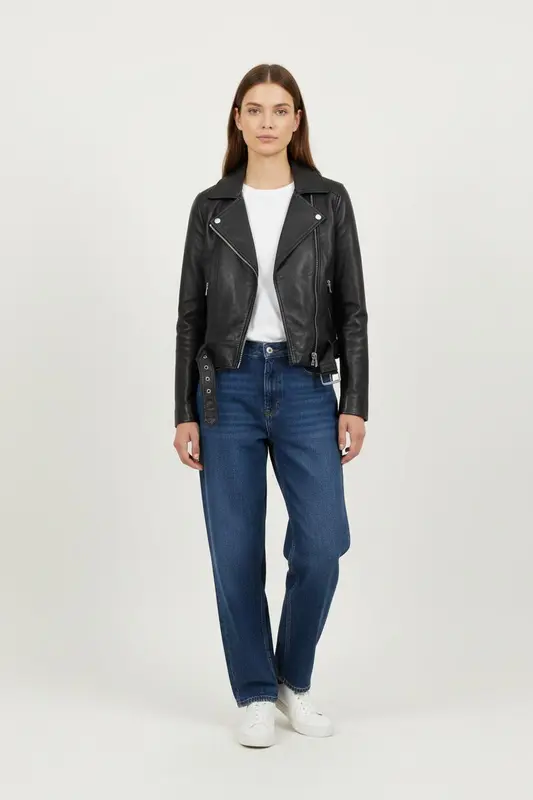 Blouson Noir - Taille XS/34