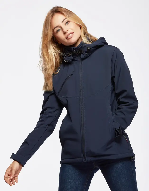 Blouson softshell femme 3 couches avec capuche KYOTO