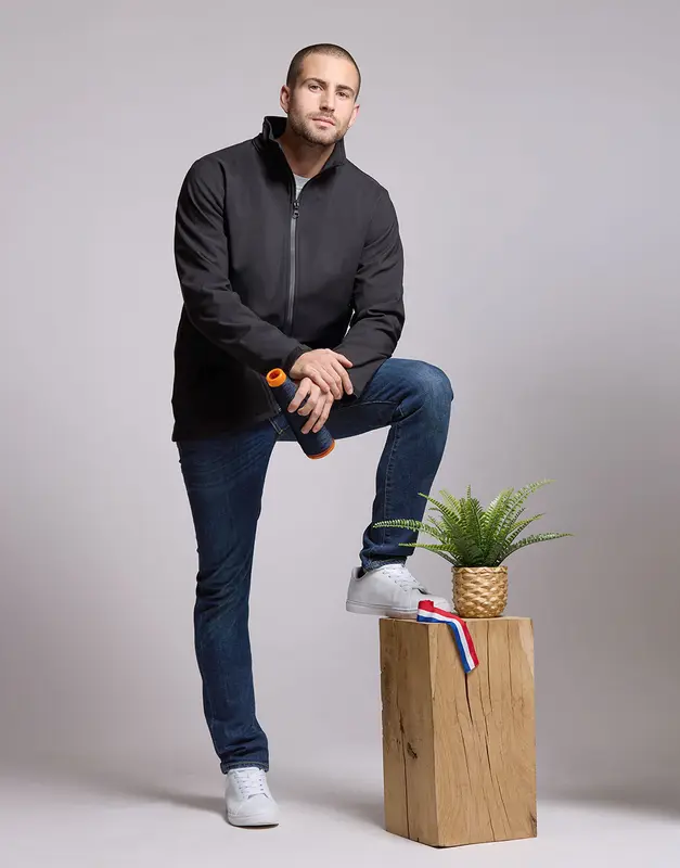 Blouson Softshell Homme En Polyester Recyclé Made In France BELLECOMBE