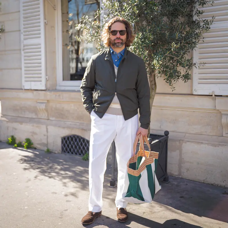 Blouson technique vert kaki