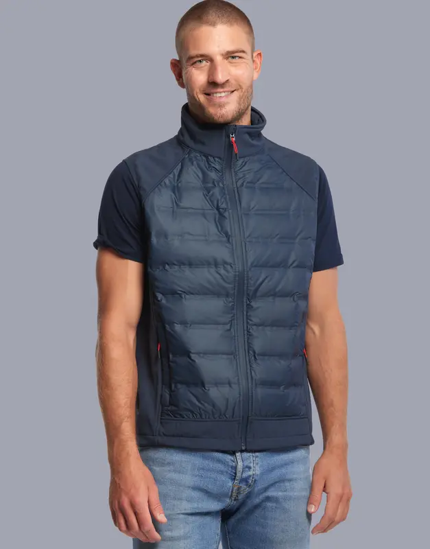 Bodywarmer hybride softshell-doudoune OMEGA