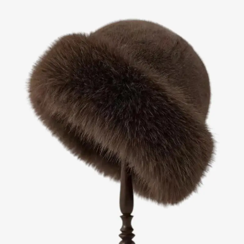 Bonnet femme à large couronne