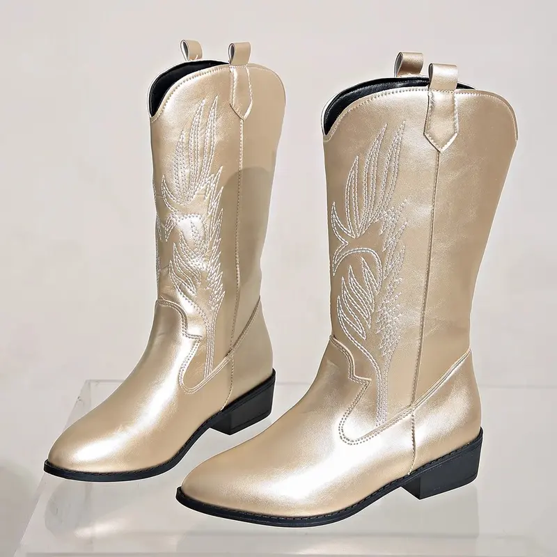 Bottes cowboy femme style western brodé