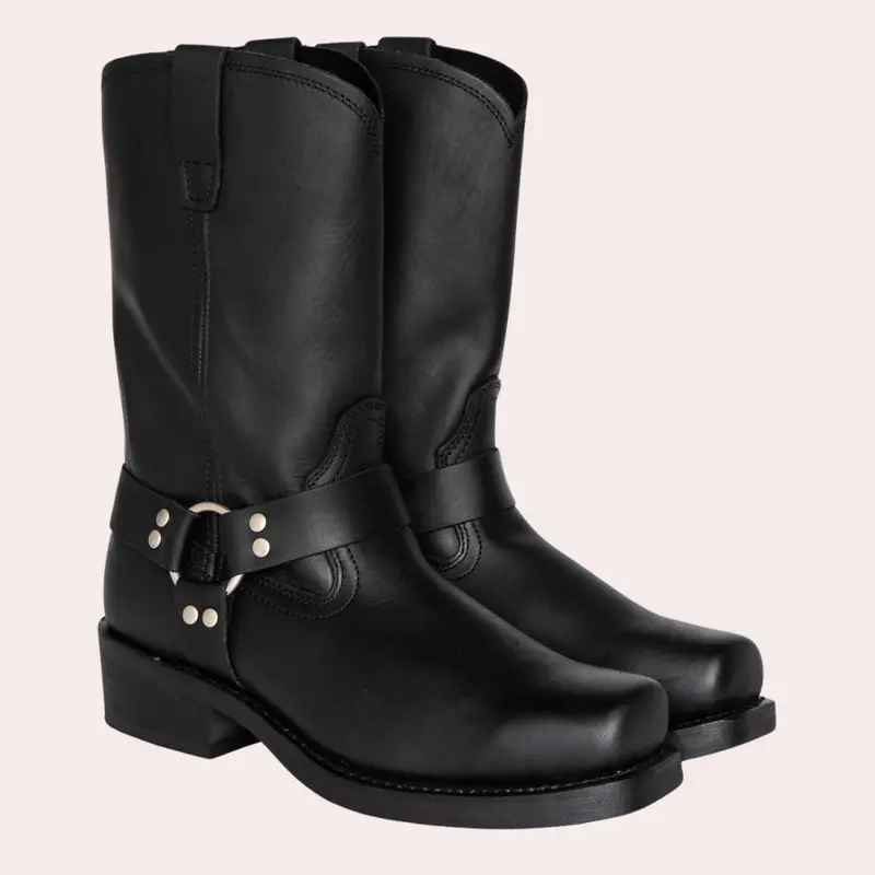 Bottes cowboy homme Nathan mi-mollet chic