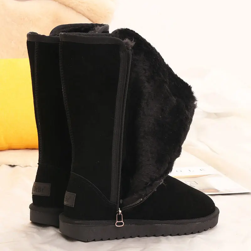 Bottes d'hiver élégantes avec semelles antidérapantes