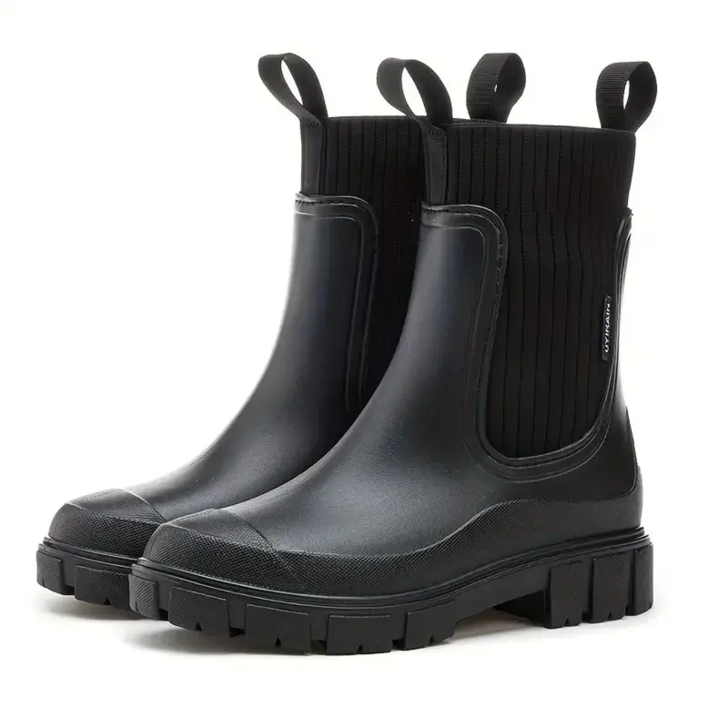 Bottes femme imperméables design moderne ajustement confortable