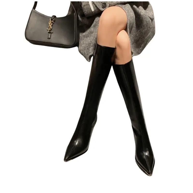 Bottes hautes Athena bout pointu