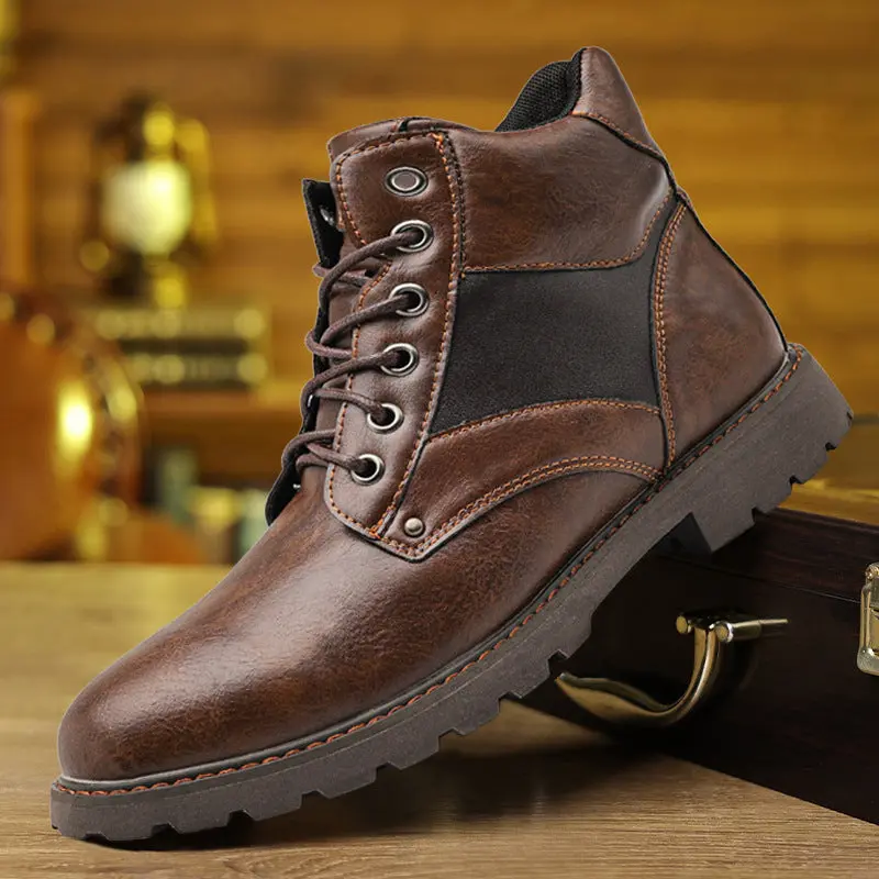 Bottes homme Zenith-17, esprit workwear et allure raffinée