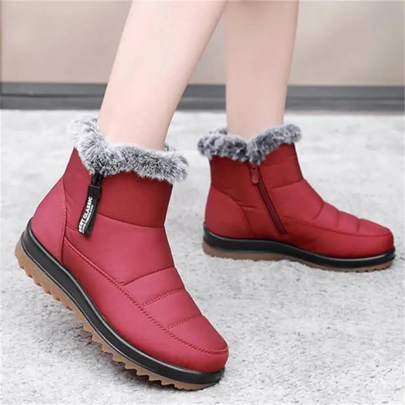 Bottes imperméables légères avec adhérence antidérapante pour temps froid