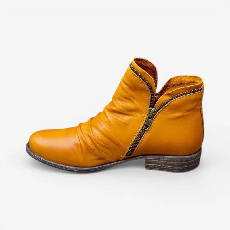 Bottines à bout pointu avec semelle épaisse