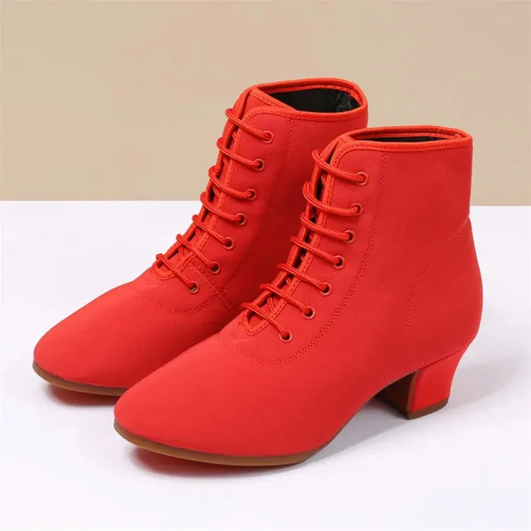 Bottines à lacets femme bout pointu
