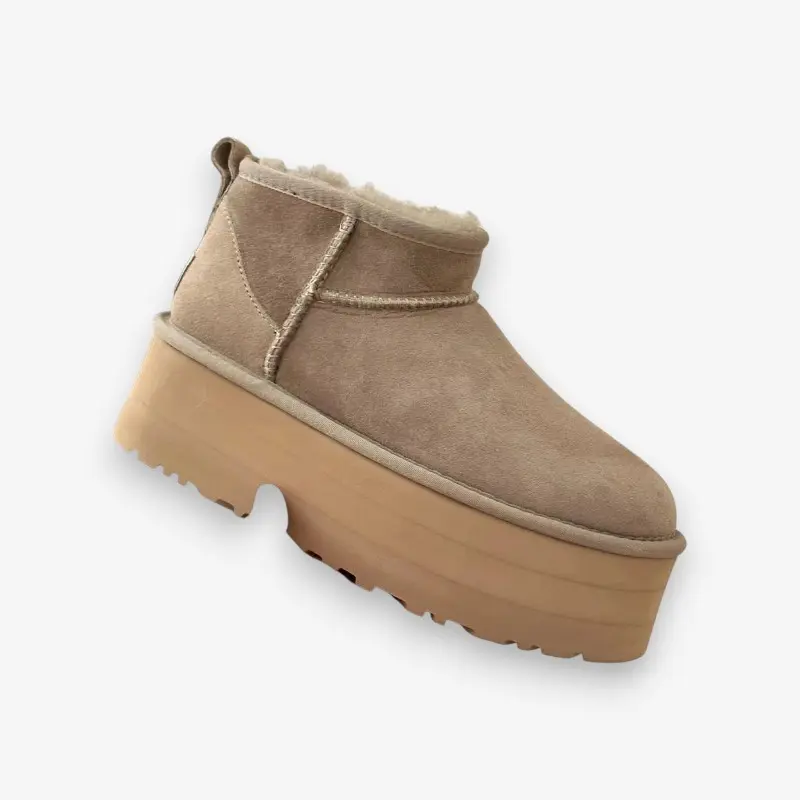 Bottines cheville semelle épaisse antidérapante