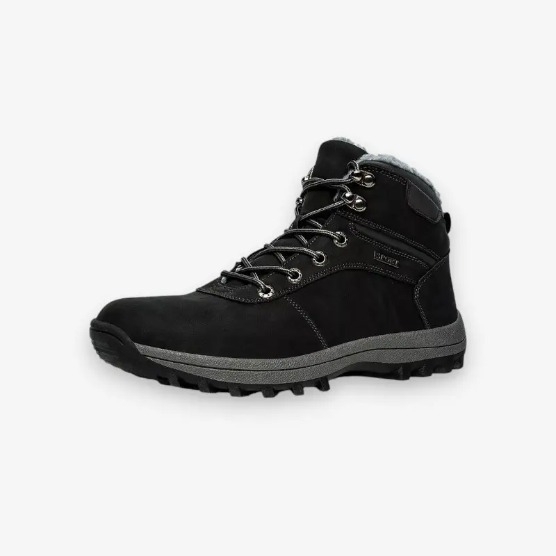 Bottines femme à lacets doublure polaire