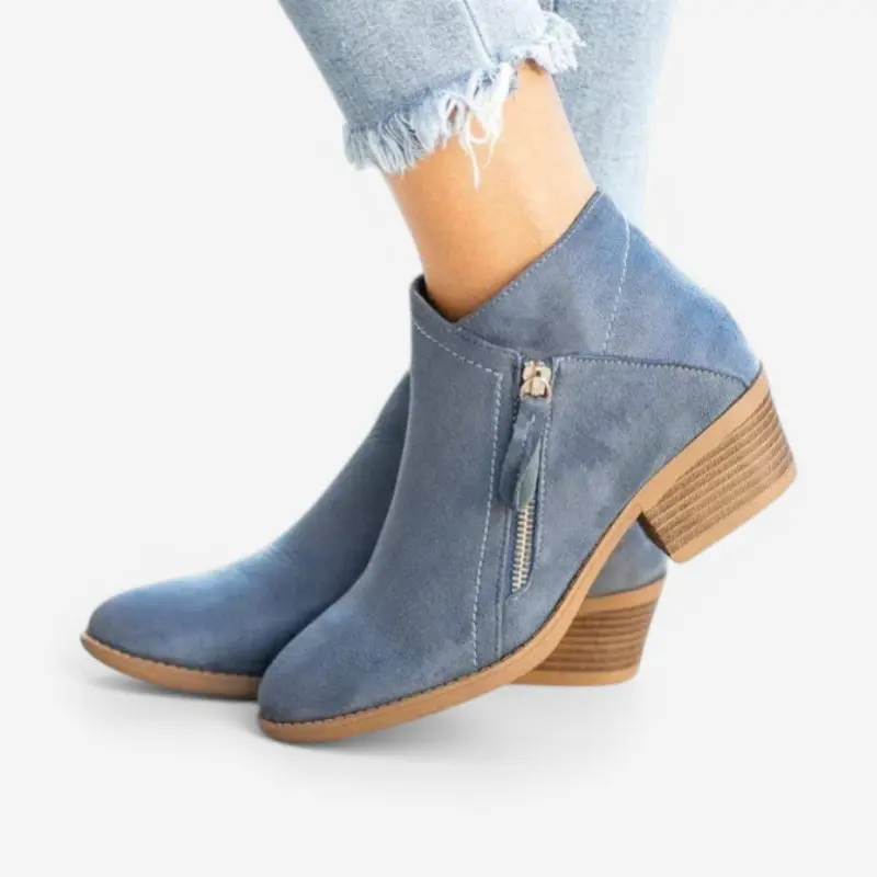 Bottines Frieda à bout pointu et semelle épaisse