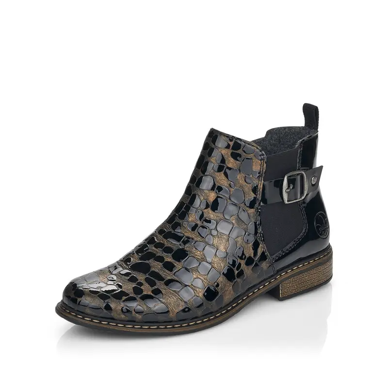 Bottines RIEKER Z4965 Femme Noir