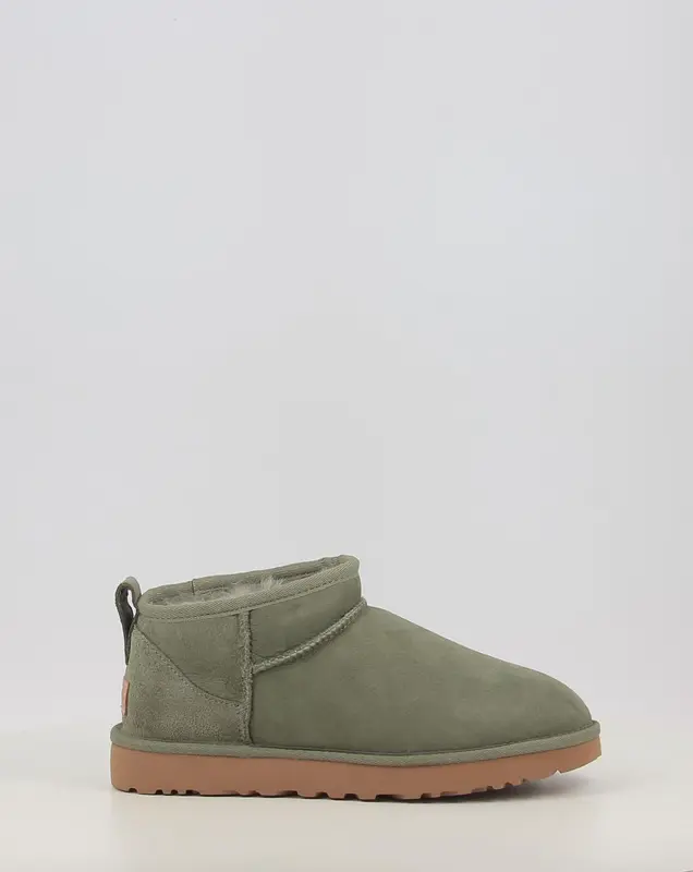 Bottines UGG CLASSIC ULTRA MINI vert