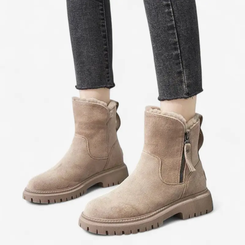 Bottines Wayne en PU avec doublure chaude