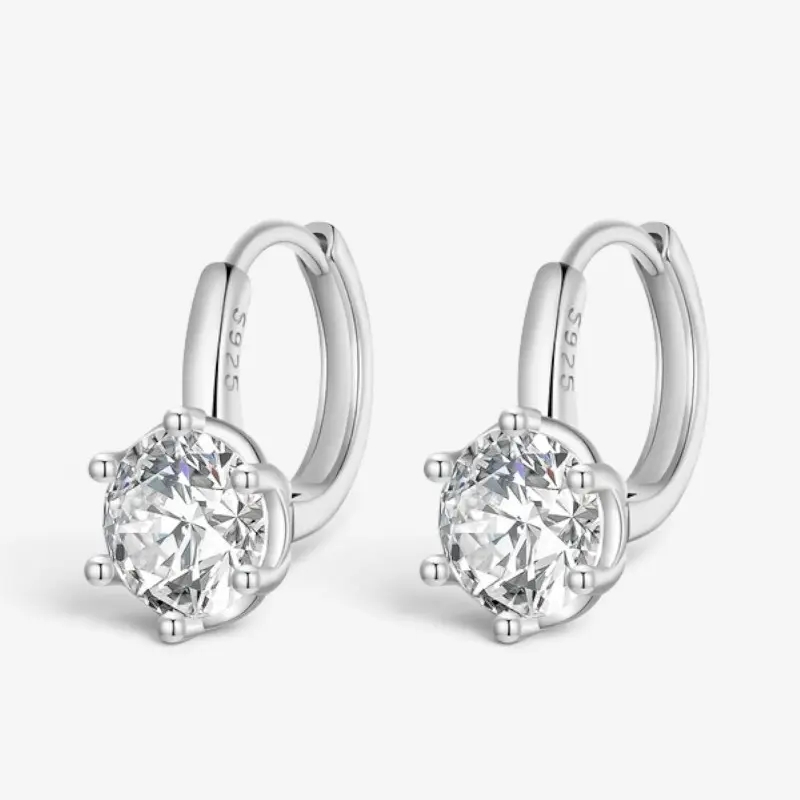 Boucles d’oreilles femme rondes