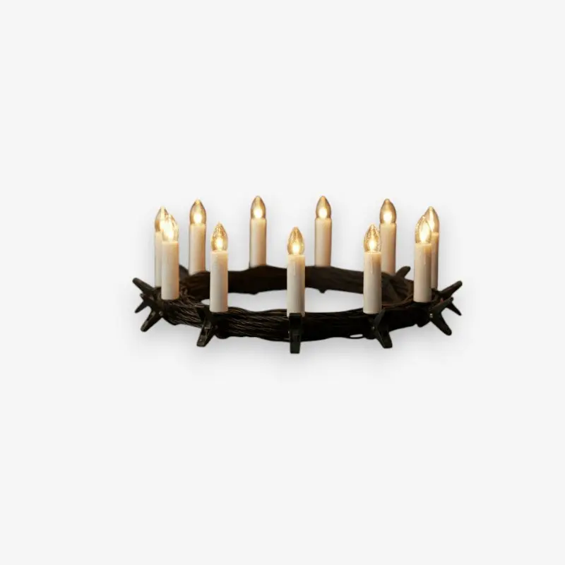 Bougies LED de Noël sans flamme (lot)