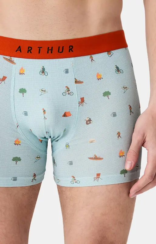 Boxer en jersey de coton - Camping