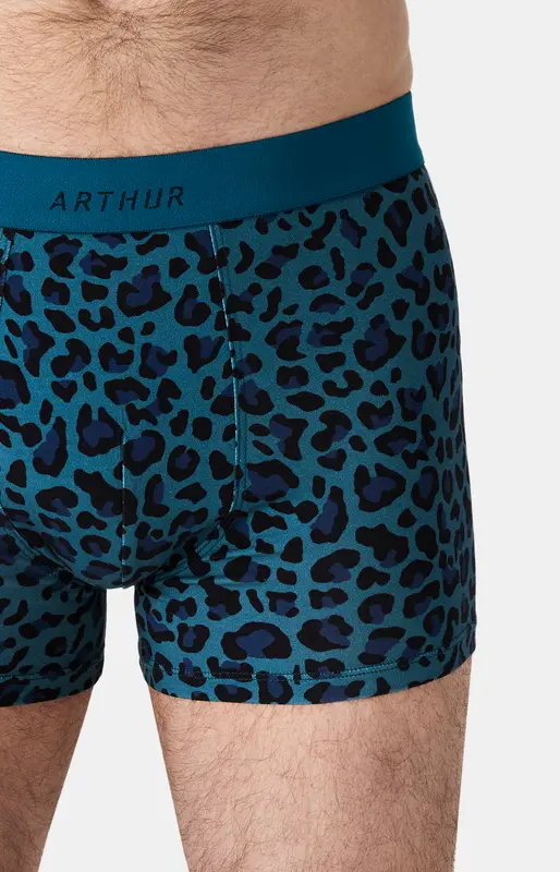 Boxer en jersey de coton - Léopard