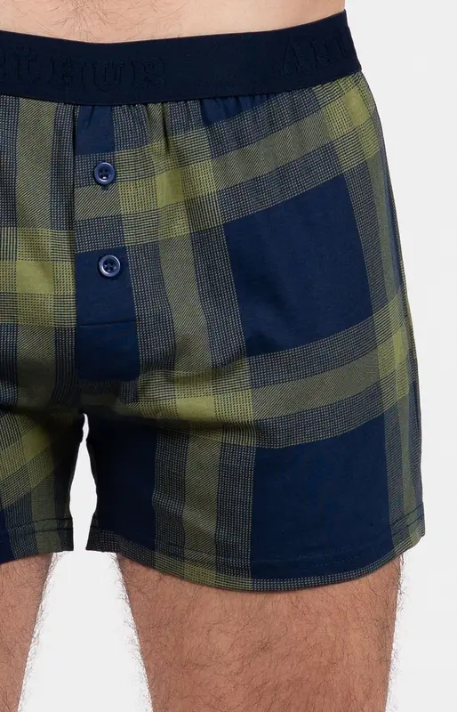 Boxer en jersey de coton - Nuit Marine