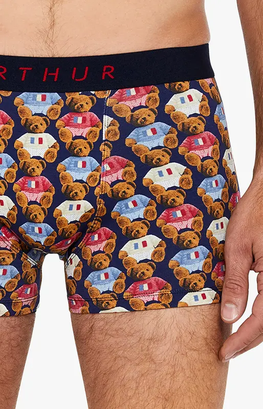 Boxer en jersey de coton - Teddy Tricolore