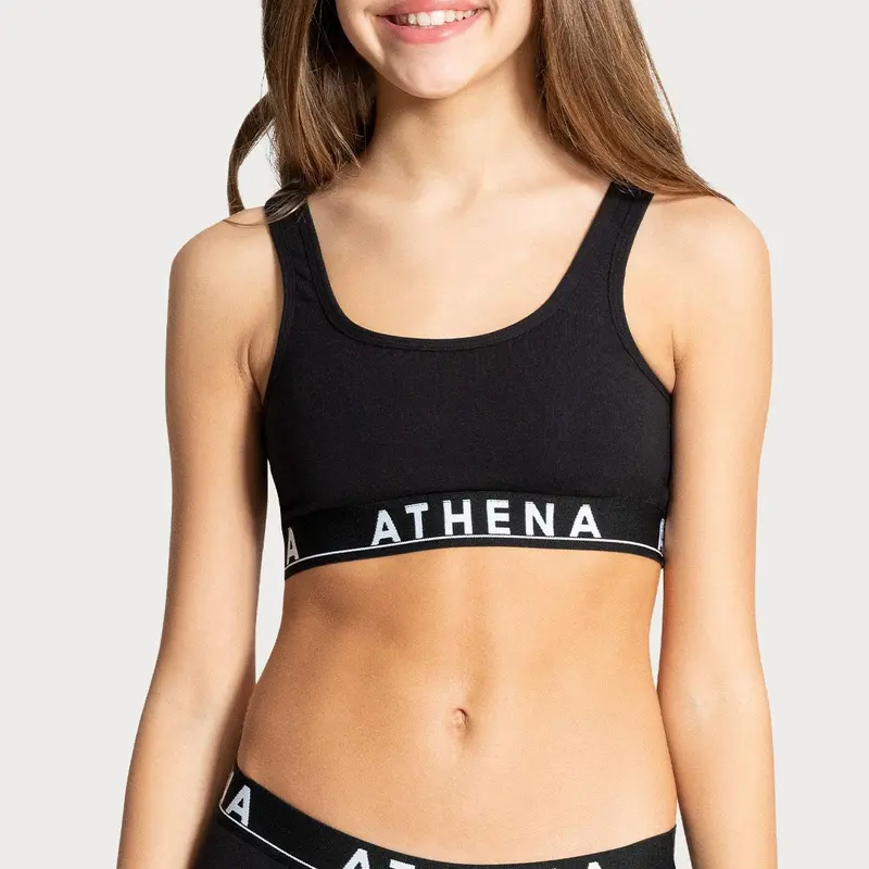 Brassière à bretelles larges fille Easy Color Athena Fille