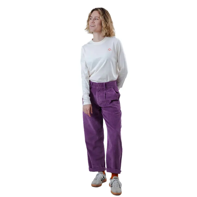 BRAVA Pantalon Plissé en velours côtelé